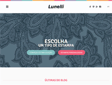 Tablet Screenshot of lunelli.com.br